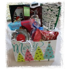 Christmas Treats & Candlelight Gift Basket - 02